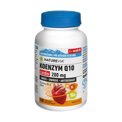 NATUREVIA Koenzym Q10 cardio 200mg 120 cps